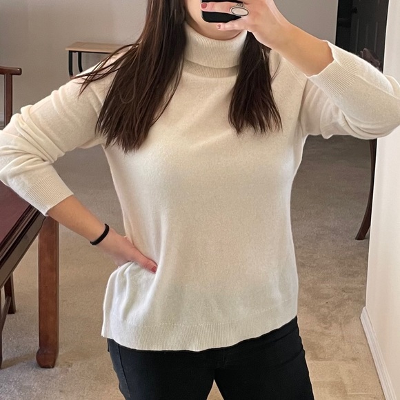 Lord&Taylor 100% Cashmere turtleneck Sweater XL - Picture 10 of 10